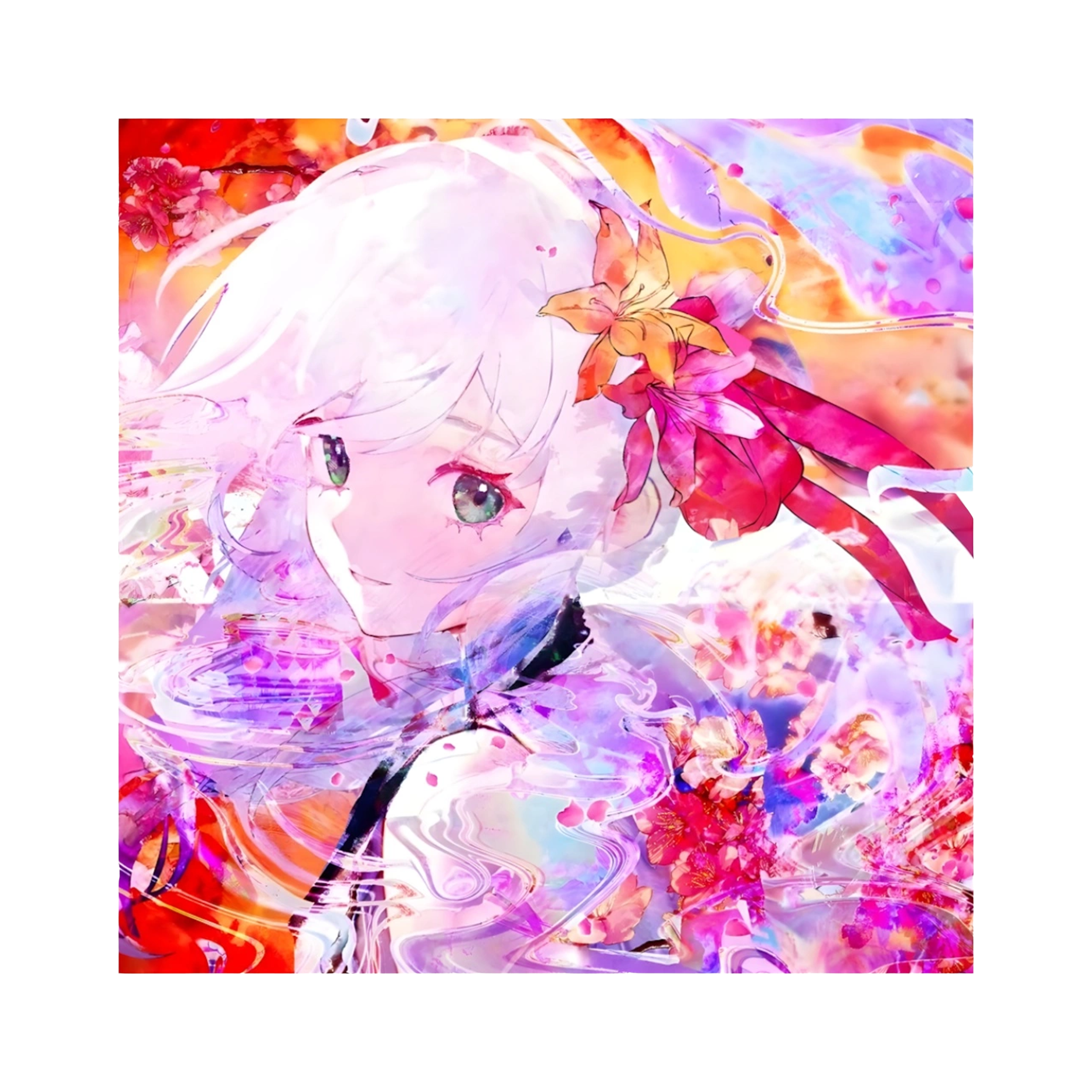 Hachiware Hanabi Cam Mousepad (Glasspad)