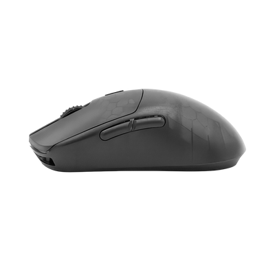 G-Wolves HTS Plus 8K Şeffaf Siyah Wireless Mouse Yan Profil | aimgears