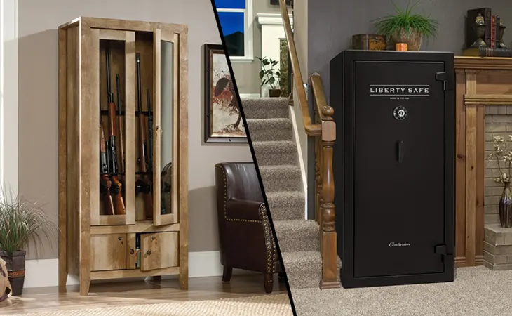 Gun Safe VS Gun Cabinet; Which Is Better And Safe For You